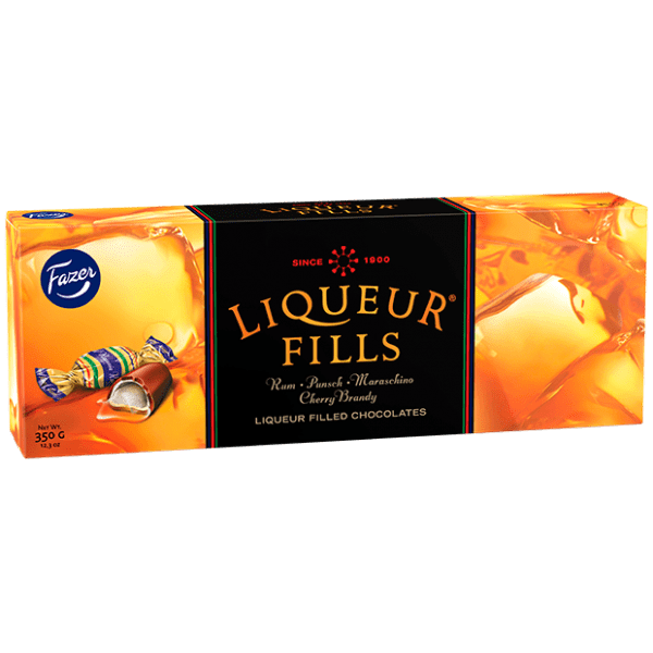 Fazer Liqueur fills (Konfekt) 250 grams Norwegian Foodstore